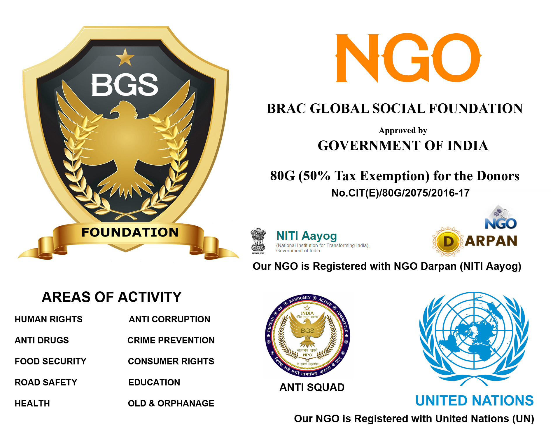 BGS Foundation - about bgs foundation